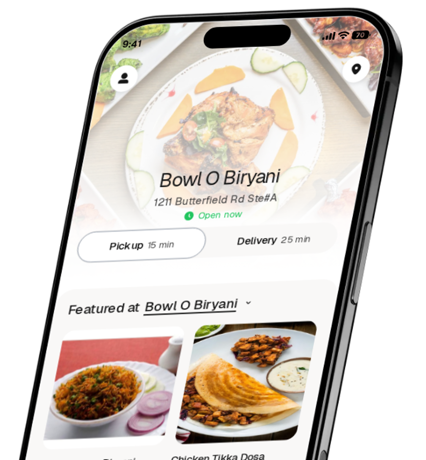 Bowl O Biryani app preview