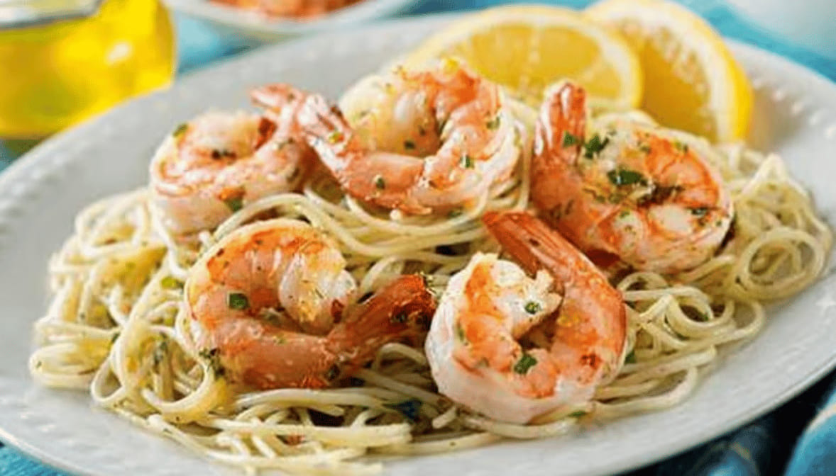 Shrimp Hakka Noodles.