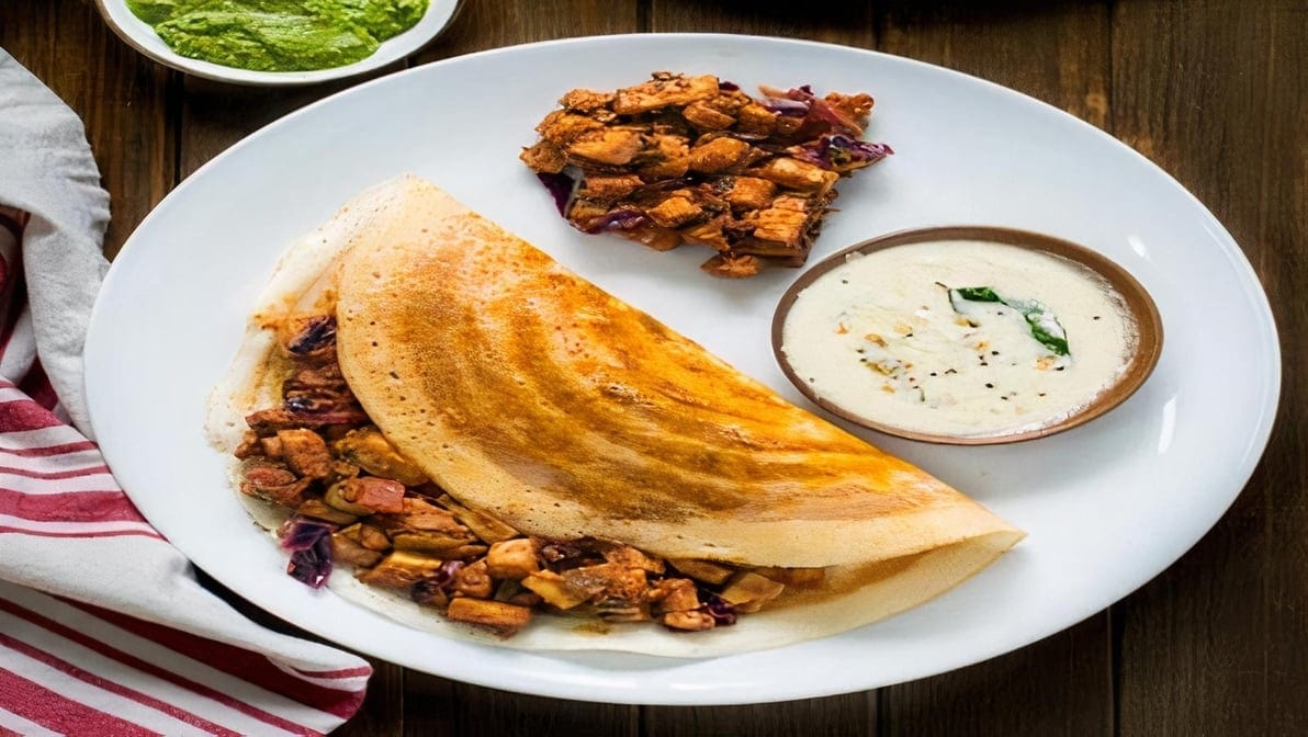 Chicken Tikka Dosa.
