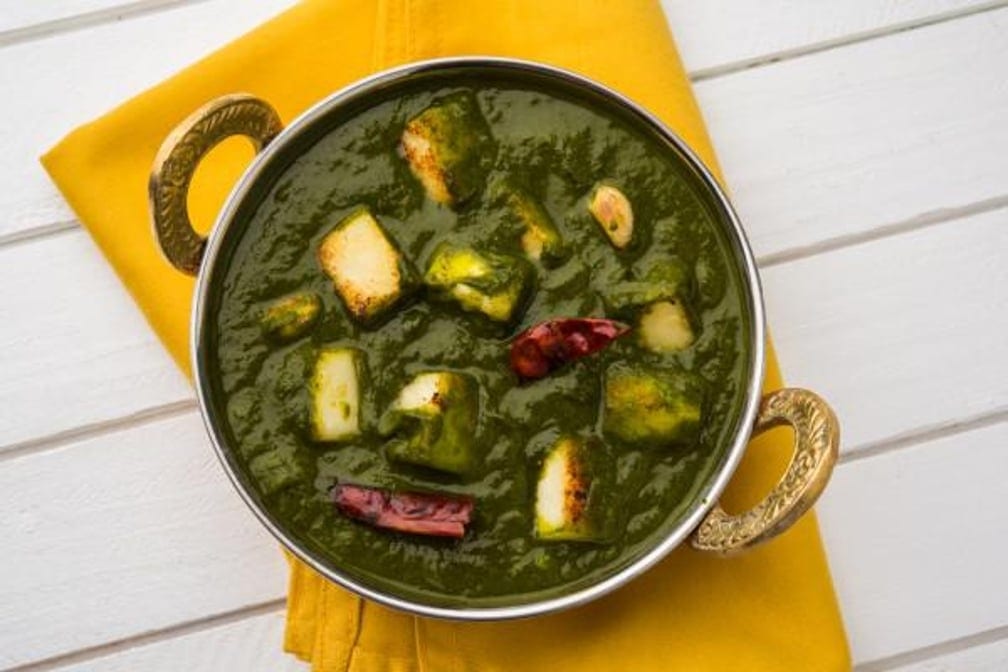 Palak Paneer.