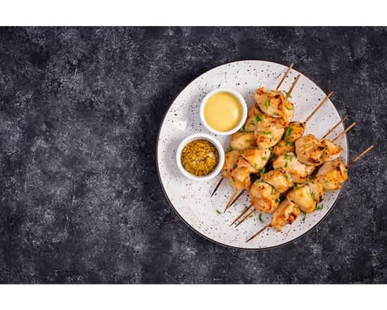 Malai Chicken Kebab.