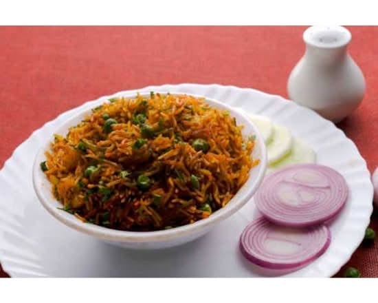 Veg Kheema Biryani.