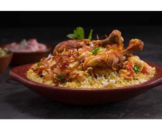 Rajahmundry Chicken Fry Piece Biryani (Spicy).