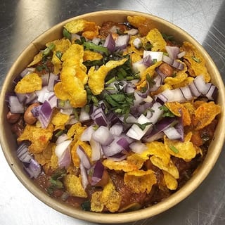 Mushroom chaat